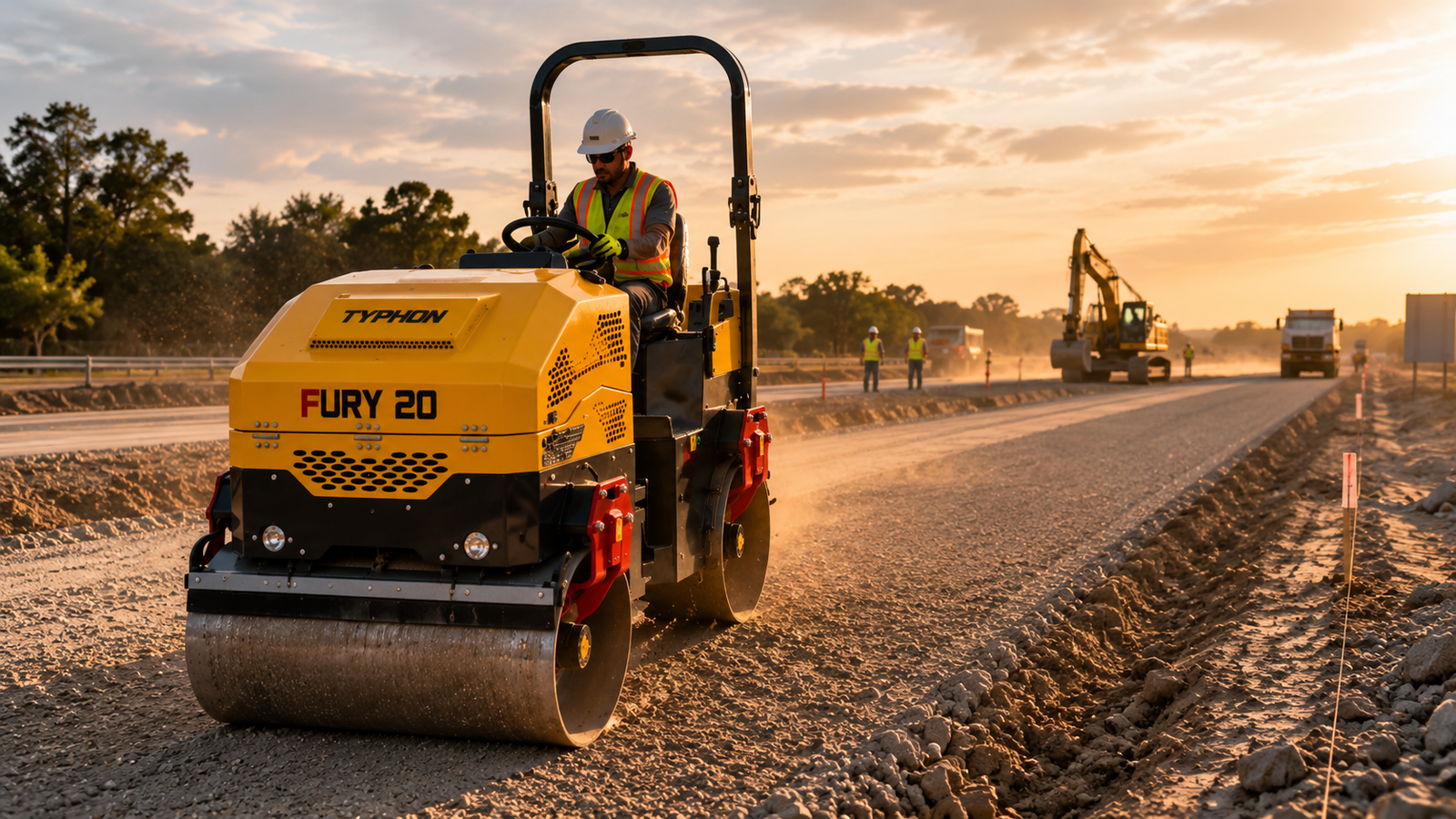 road roller
