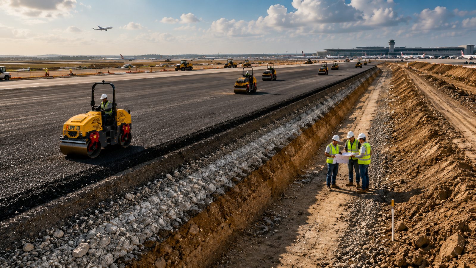roller job site