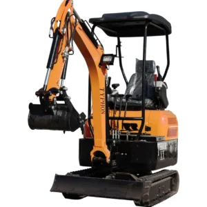 4,000 lb TYPHON TERROR XX Mini Excavator Rubber Track with Kubota D902 Diesel Engine USA
